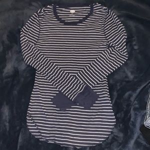 Thin Old Navy (navy blue and white) Long Sleeve 💙